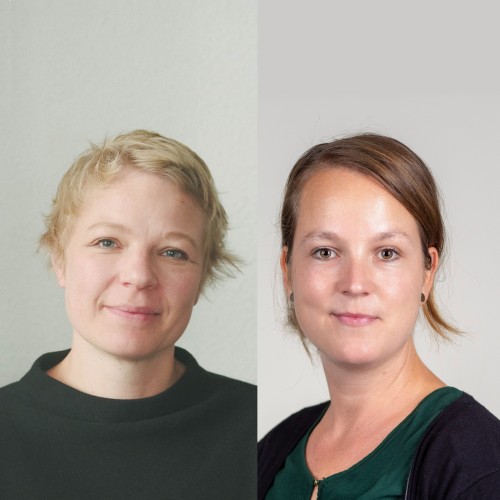 Portraits von Dr. Lena Eckert (links) und Dr. Sarah Czerney (rechts)